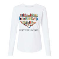 Im With The Banned Books Read Banned Books Lover Womens Cotton Relaxed Long Sleeve T-Shirt