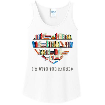 Im With The Banned Books Read Banned Books Lover Ladies Essential Tank