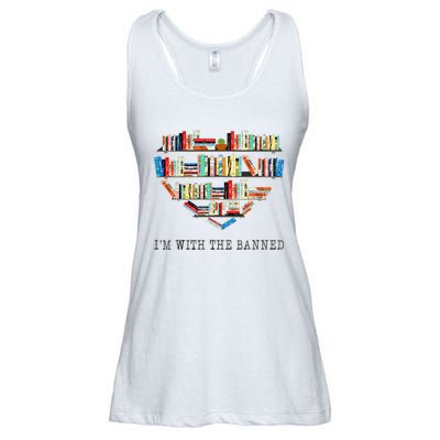 Im With The Banned Books Read Banned Books Lover Ladies Essential Flowy Tank