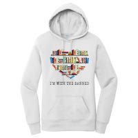 Im With The Banned Books Read Banned Books Lover Women's Pullover Hoodie