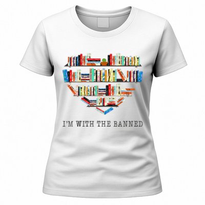 Im With The Banned Books Read Banned Books Lover Women's T-Shirt