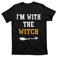 Im With The Witch Funny Halloween Costume Couples T-Shirt