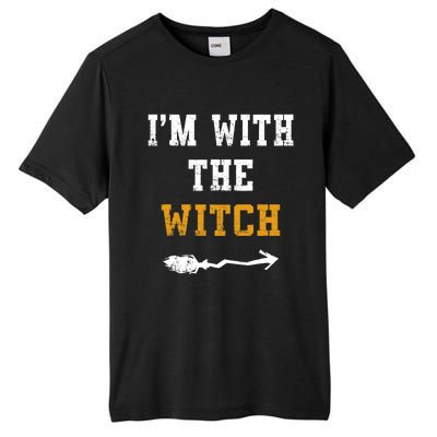 Im With The Witch Funny Halloween Costume Couples Tall Fusion ChromaSoft Performance T-Shirt