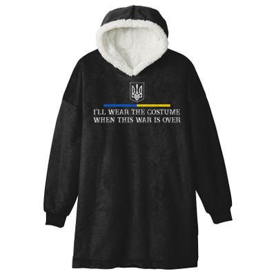 Ill Wear the Costume when This War Is Over For Women Hooded Wearable Blanket