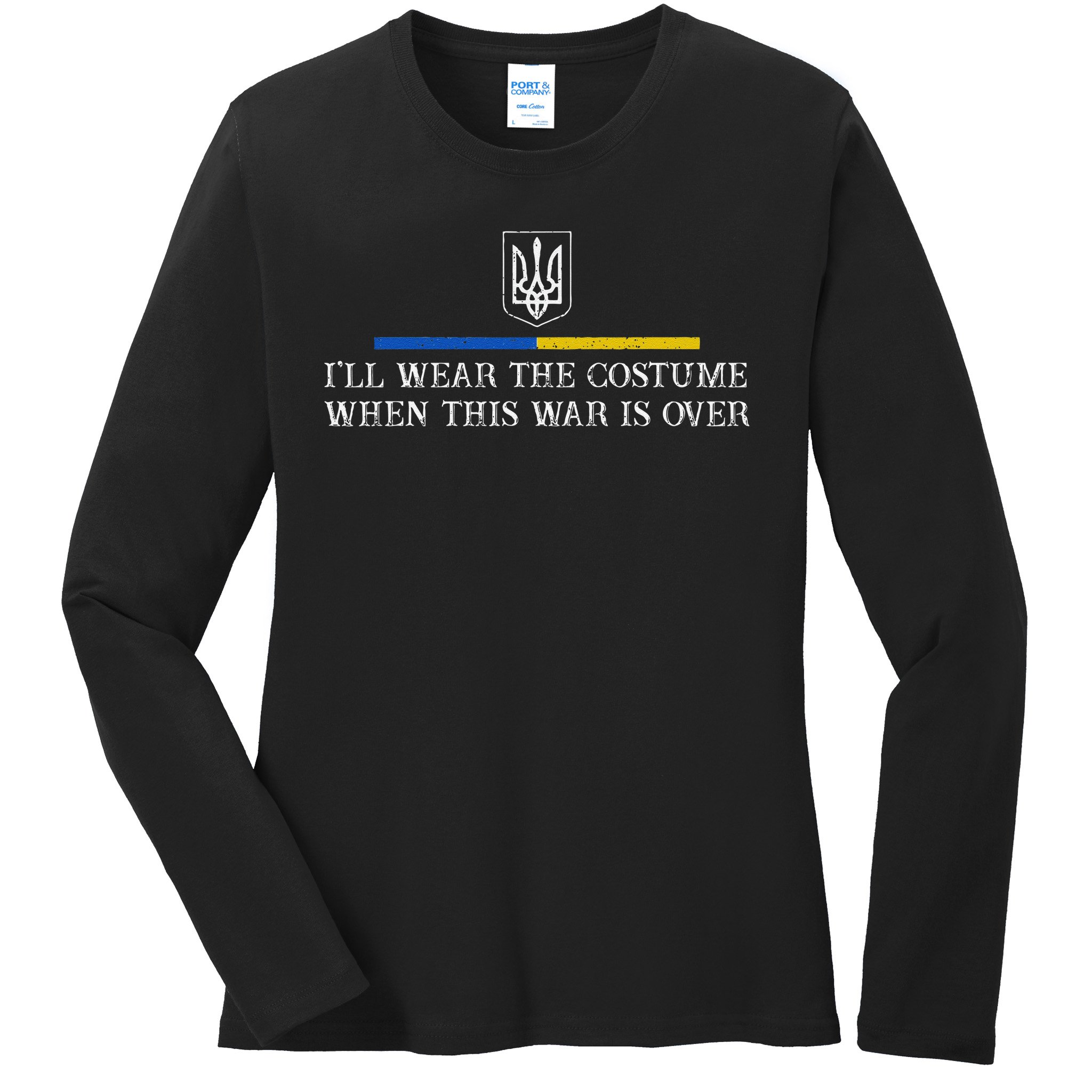 Ill Wear the Costume when This War Is Over For Women Ladies Long Sleeve Shirt
