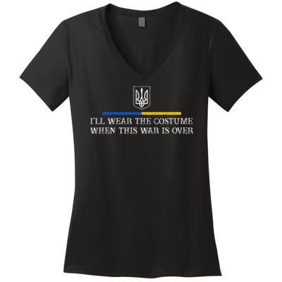 Ill Wear the Costume when This War Is Over For Women Women's V-Neck T-Shirt