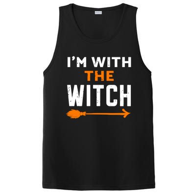 IM With The Witch Couples Halloween Cute Gift PosiCharge Competitor Tank