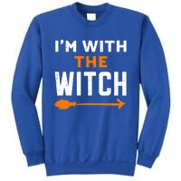 IM With The Witch Couples Halloween Cute Gift Sweatshirt