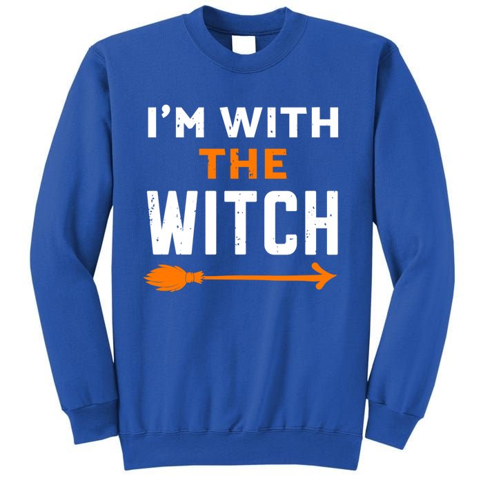 IM With The Witch Couples Halloween Cute Gift Sweatshirt