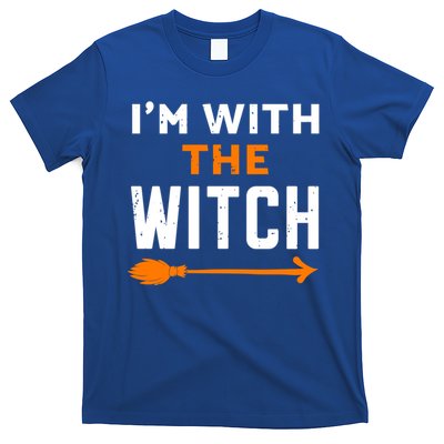 IM With The Witch Couples Halloween Cute Gift T-Shirt