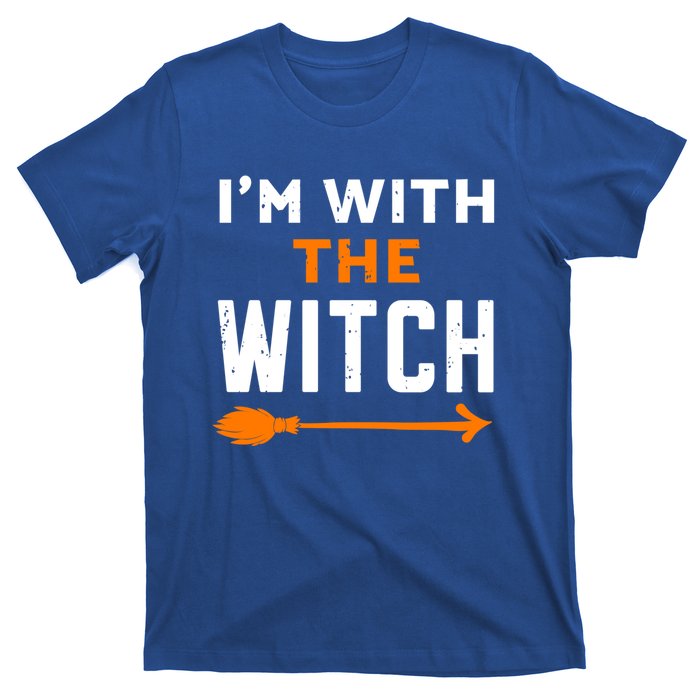 IM With The Witch Couples Halloween Cute Gift T-Shirt