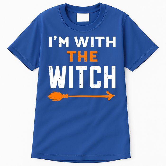 IM With The Witch Couples Halloween Cute Gift Tall T-Shirt