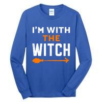 IM With The Witch Couples Halloween Cute Gift Tall Long Sleeve T-Shirt