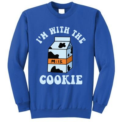 IM With The Cookie And Milk Couples Matching Costumes Sweatshirt