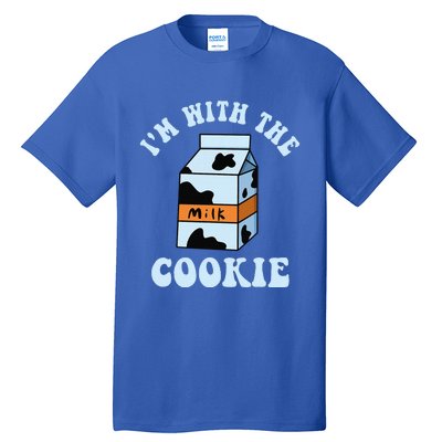 IM With The Cookie And Milk Couples Matching Costumes Tall T-Shirt