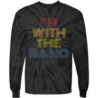 Im With The B.A.N.D Retro 70s Vintage Distressed Tie-Dye Long Sleeve Shirt