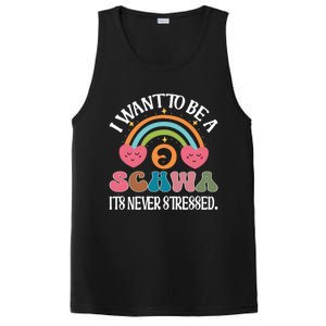 I Want To Be A Schwa ItS Never Stressed Science Of Reading Gift PosiCharge Competitor Tank