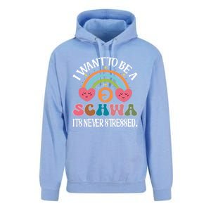 I Want To Be A Schwa ItS Never Stressed Science Of Reading Gift Unisex Surf Hoodie