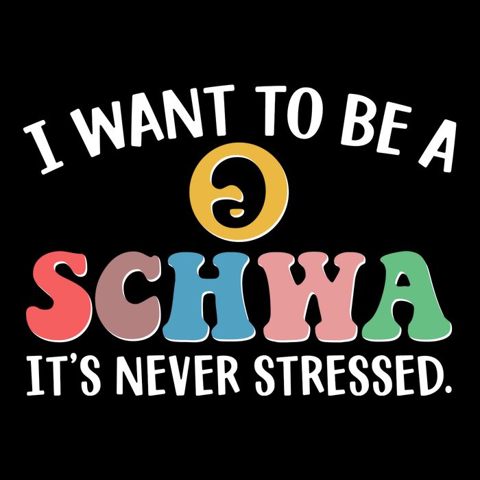 I Want To Be A Schwa Its Never Stressed Pom Pom 12in Knit Beanie