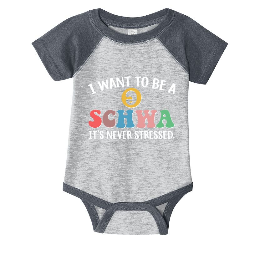 I Want To Be A Schwa Its Never Stressed Infant Baby Jersey Bodysuit