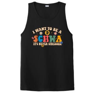 I Want To Be A Schwa ItS Never Stressed Science Of Reading Gift PosiCharge Competitor Tank