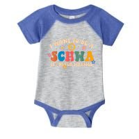 I Want To Be A Schwa ItS Never Stressed Science Of Reading Gift Infant Baby Jersey Bodysuit