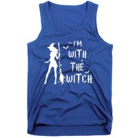 Im With The Witch Halloween Couple Funny Great Gift Tank Top