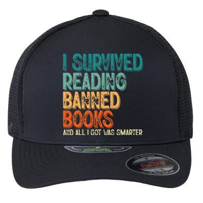 Im With the Banned I Survived Reading Banned Books Flexfit Unipanel Trucker Cap