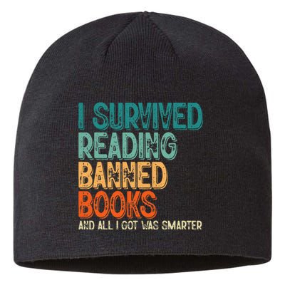 Im With the Banned I Survived Reading Banned Books Sustainable Beanie