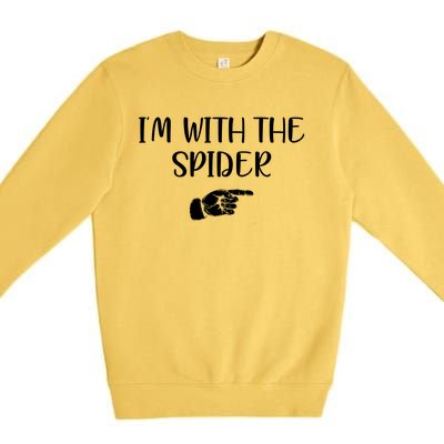 Im With The Spider Premium Crewneck Sweatshirt