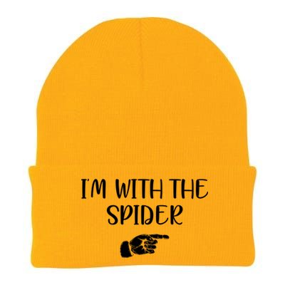 Im With The Spider Knit Cap Winter Beanie