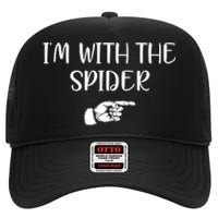 Im With The Spider High Crown Mesh Back Trucker Hat