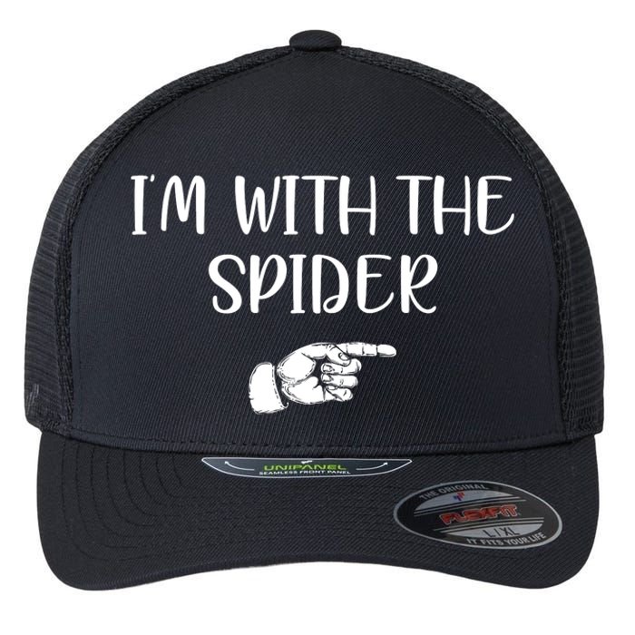 Im With The Spider Flexfit Unipanel Trucker Cap