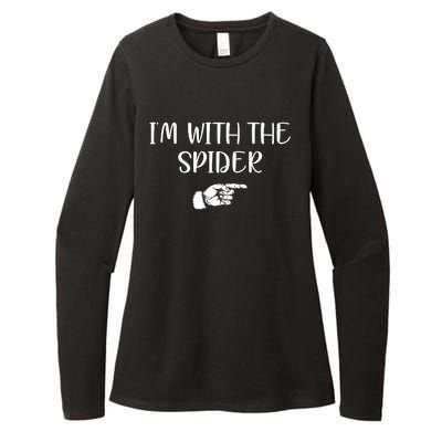 Im With The Spider Womens CVC Long Sleeve Shirt