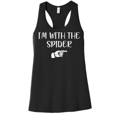 Im With The Spider Women's Racerback Tank