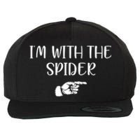 Im With The Spider Wool Snapback Cap