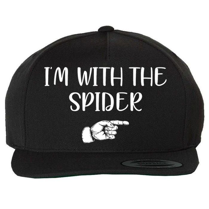 Im With The Spider Wool Snapback Cap