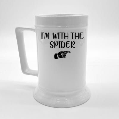 Im With The Spider Beer Stein