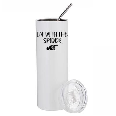 Im With The Spider Stainless Steel Tumbler