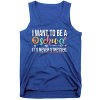 I Want To Be A Schwa ItS Never Stressed Science Of Reading Funny Gift Tank Top