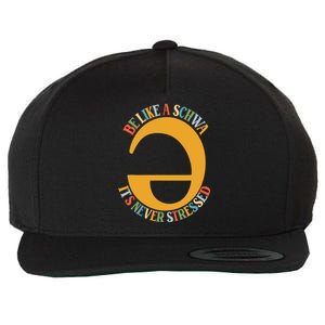 I Want To Be A Schwa ItS Never Stressed Science Of Reading Wool Snapback Cap