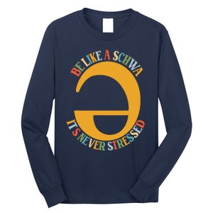 I Want To Be A Schwa ItS Never Stressed Science Of Reading Long Sleeve Shirt