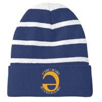 I Want To Be A Schwa ItS Never Stressed Science Of Reading Striped Beanie with Solid Band