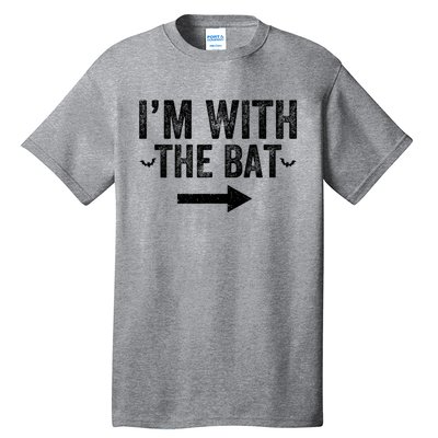 IM With The Bat Funny Matching Couple Costume Halloween Tall T-Shirt