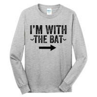 IM With The Bat Funny Matching Couple Costume Halloween Tall Long Sleeve T-Shirt