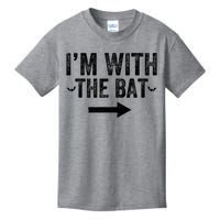 IM With The Bat Funny Matching Couple Costume Halloween Kids T-Shirt