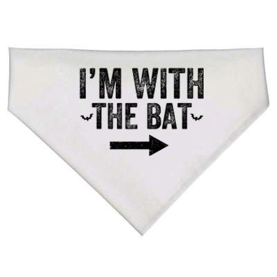 IM With The Bat Funny Matching Couple Costume Halloween USA-Made Doggie Bandana