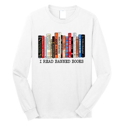 I'm With The Banned Funny Bookworm Tee Banned Book Long Sleeve Shirt