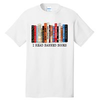 I'm With The Banned Funny Bookworm Tee Banned Book Tall T-Shirt