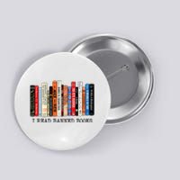 I'm With The Banned Funny Bookworm Tee Banned Book Button